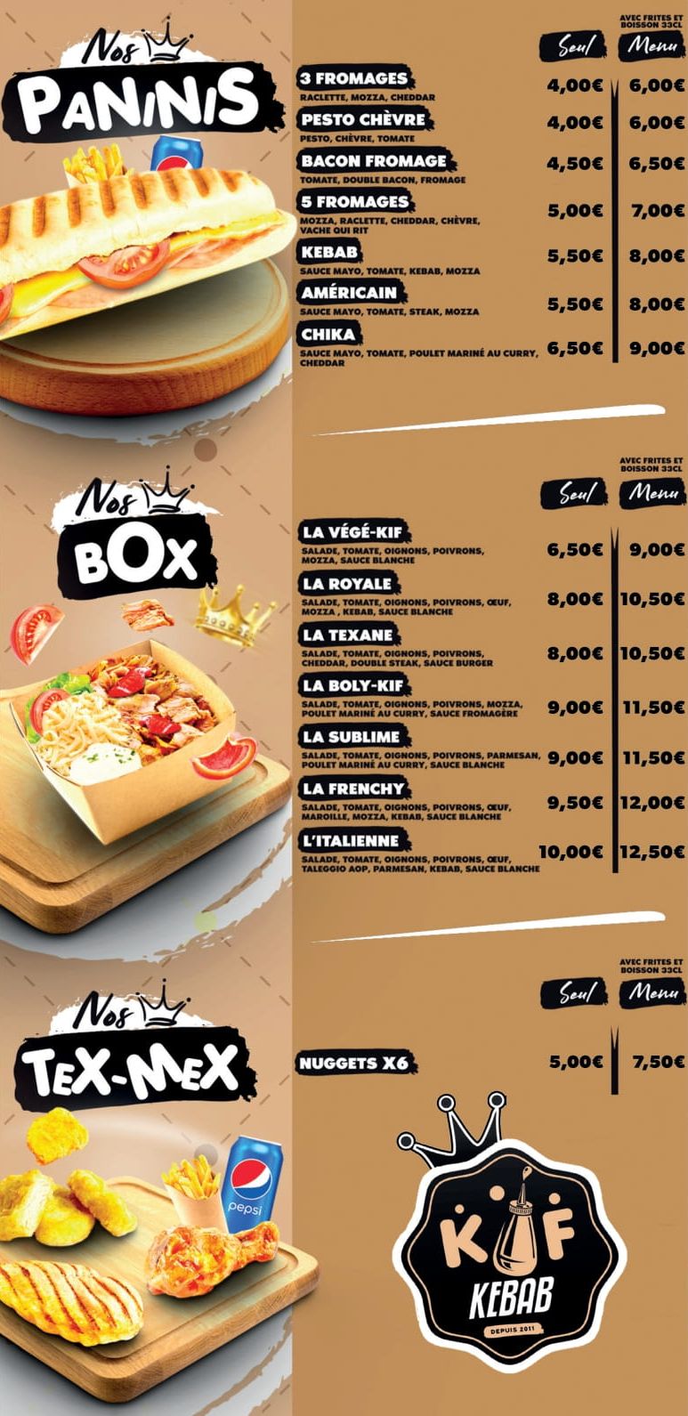 Kif Kebab Aytré : Le site officiel ! - Faites-vous un bon kif